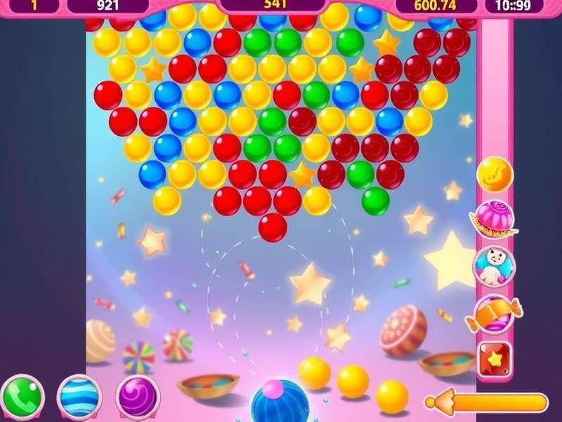 Candy Bubble Blast Indian festival edition showing Diwali theme